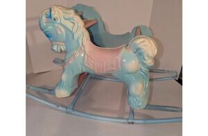 Vintage 1950s Wonder Horse "Shoo-Fly" rocking bouncing ride on toy toddlers